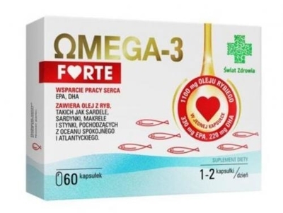 Zdjęcie Omega-3 Forte Świat Zdrowia kaps. 60kaps.