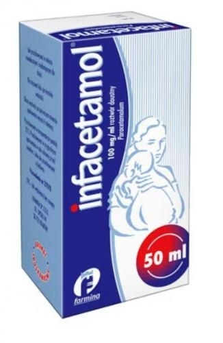 Zdjęcie Infacetamol roztw.doust. 100 mg/ml 50 ml