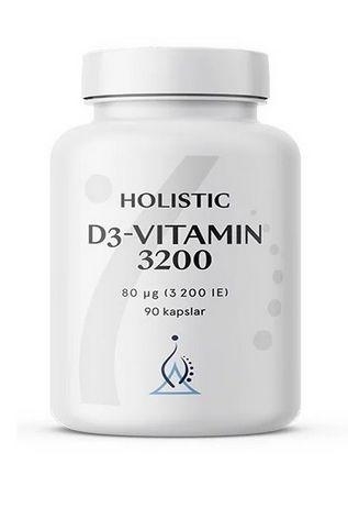 Zdjęcie Holistic D-vitamin 3200 90 kaps.