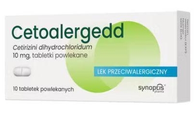 Zdjęcie Cetoalergedd tabl.powl. 10 mg 10 tabl.
