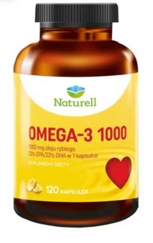 Zdjęcie Naturell Omega-3 1000 kaps. 120 kaps.