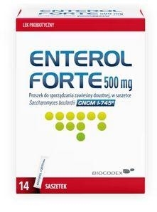 Zdjęcie Enterol Forte prosz. 500 mg 14 sasz.