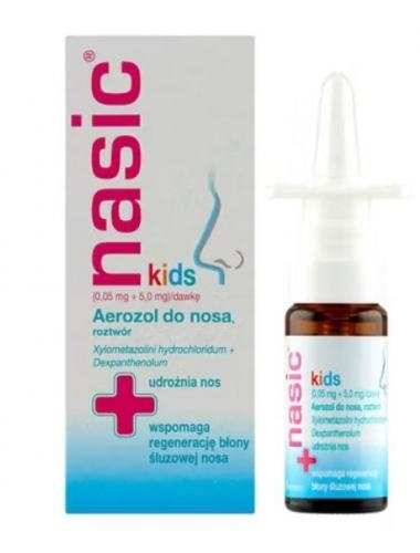 Zdjęcie Nasic Kids aer.d/nosa (0,05mg+5mg)/daw.10m