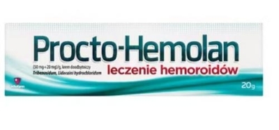 Zdjęcie Procto-Hemolan krem dood.(0,05g+0,02g) 20g