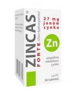 Zdjęcie Zincas forte 0,2g 50 tabl.