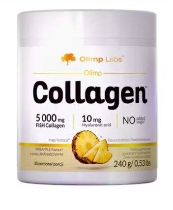 Zdjęcie Olimp Collagen o smaku ananasowym, proszek 240 gramów
