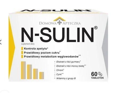 Zdjęcie Domowa Apteczka N-Sulin tabl. 60 tabl.
