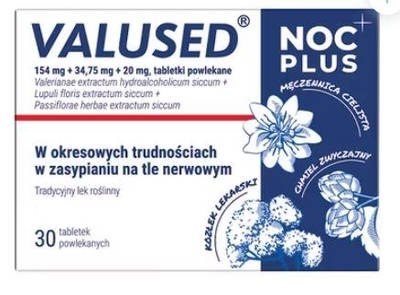 Zdjęcie Valused Noc Plus tabl.powl. 30 tabl.