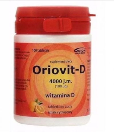 Zdjęcie Oriovit-D 4000 j.m. (100mcg) 100 tabletek