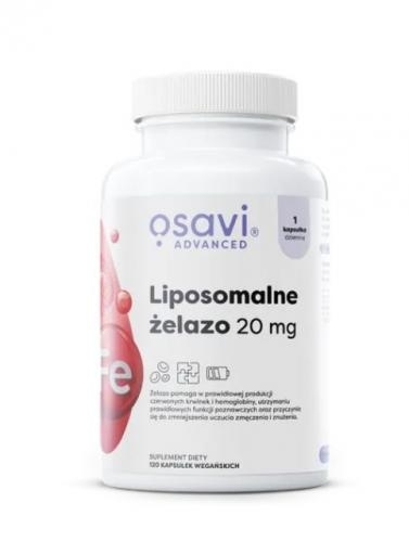 Zdjęcie Osavi Liposomalne Żelazo 20 mg 120kaps.