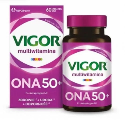Zdjęcie Vigor Multiwitamina Ona 50+ tabl. 60tabl.