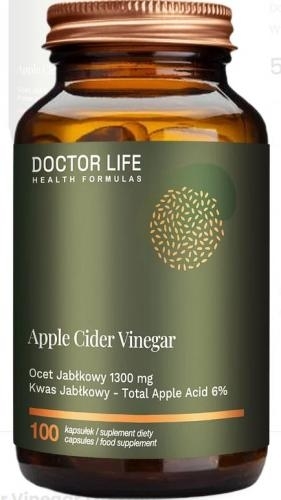 Zdjęcie Doctor Life Apple Cider Vinegar kaps. 100k