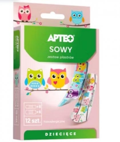 Zdjęcie Plastry dla dzieci APTEO CARE motylki 10sz