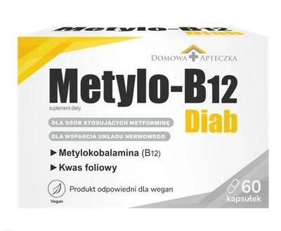 Zdjęcie Domowa Apteczka Metylo-B12 Diab 60 kaps.