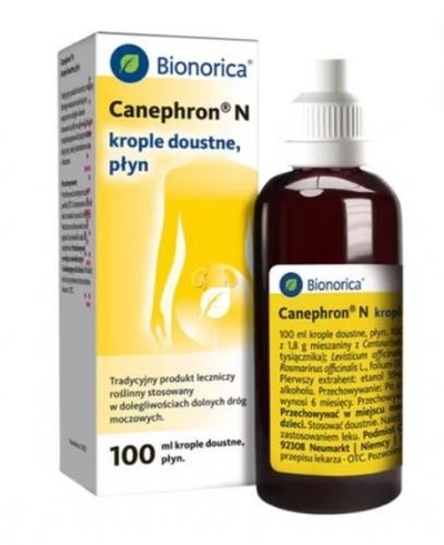 Zdjęcie Canephron N krop.doustne 1ml/ml 1but.100ml