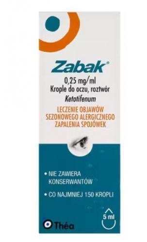 Zdjęcie Zabak krop.dooczu 0,25mg/ml 5ml(butelka)