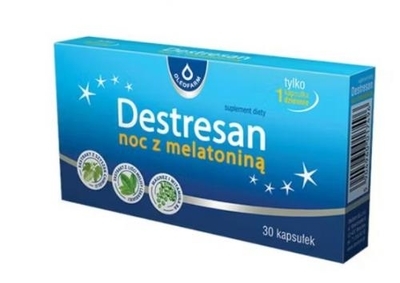 Zdjęcie Destresan noc z melatoniną kaps. 30kaps.