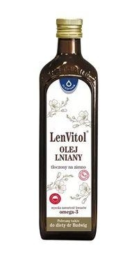Zdjęcie LenVitol olej lniany tłocz. na zimno 250ml