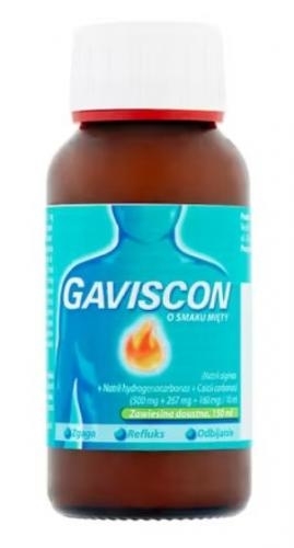 Zdjęcie Gaviscon o smaku mięty zaw.doust.150ml