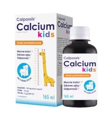 Zdjęcie Domowa Apteczka Calpossis Calc Kids 165 ml