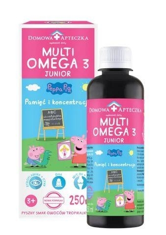 Zdjęcie Domowa Apteczka Multiomega 3 Junior 250 ml