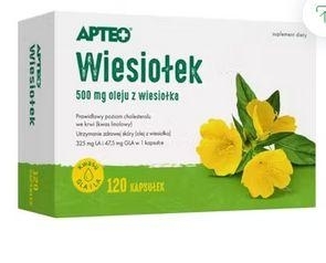 Zdjęcie Wiesiołek APTEO kaps. 120 kaps.
