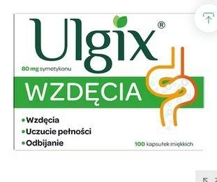 Zdjęcie Ulgix Wzdęcia kaps.miękkie 0,08 g 100 szt.