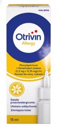 Zdjęcie Otrivin Allergy aer.do nosa (2,5mg+0,25mg)
