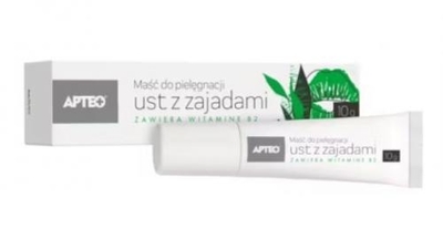 Zdjęcie APTEO Maść do pielęgnacji ust z zajadami