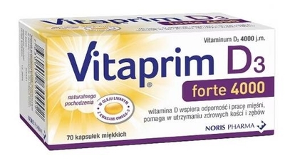 Zdjęcie Vitaprim D3 Forte 4000 kaps.miękkie 70kaps