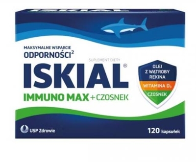 Zdjęcie Iskial Max + Czosnek Olej z wątroby rekina