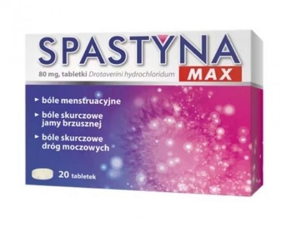 Zdjęcie Spastyna MAX tabl. 0,08 g 20 tabl.
