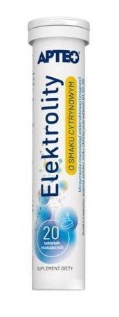 Zdjęcie Elektrolity APTEO tabl.mus. 20 szt.