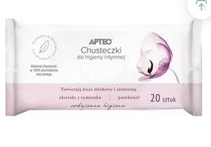 Zdjęcie Chusteczki do higieny intymnej APTEO CARE 