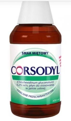 Zdjęcie CORSODYL 0,2% płyn d/płuk.j.ustnej 300ml