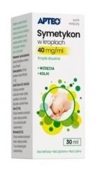 Zdjęcie Symetykon 40 mg/ml Apteo w kroplach 30 ml