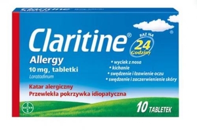 Zdjęcie Claritine Allergy tabl. 10 mg 10 tabl.