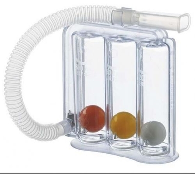 Zdjęcie Aparat - spirometr do ćwiczeń oddechowych z kulkami, trenażer