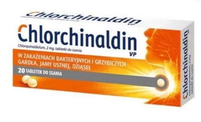 Zdjęcie Chlorchinaldin VP tabl.d/ssania 2mg 40tabl