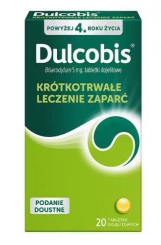 Zdjęcie Dulcobis tabl.dojelit. 5 mg 20 tabl.