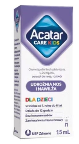Zdjęcie Acatar Care Kids aer.donosa 0,25mg/ml 15ml