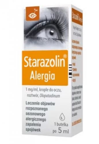 Zdjęcie Starazolin Alergia krop.dooczu,roztwór 1mg
