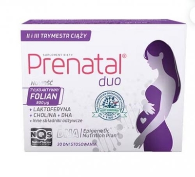 Zdjęcie Prenatal DUO tabl.ikaps. 30tabl.(+60kaps.)