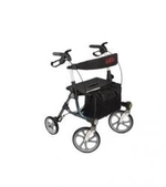 Zdjęcie Chodzik aluminiowy z oparciem i siedziskiem, czter...