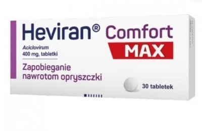 Zdjęcie Heviran Comfort Max tabl. 400 mg 60 tabl.