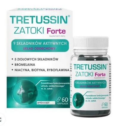 Zdjęcie Domowa Apteczka Tretussin Zatoki Forte 60k