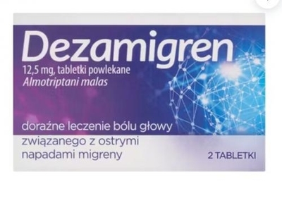 Zdjęcie Dezamigren tabl.powl. 12,5 mg 2 tabl.
