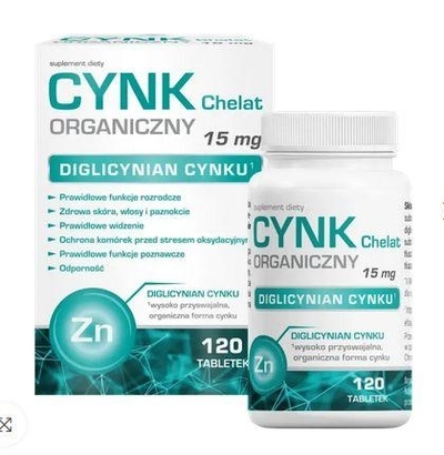 Zdjęcie Domowa Apteczka Cynk Organ.15mg 120 tabl.