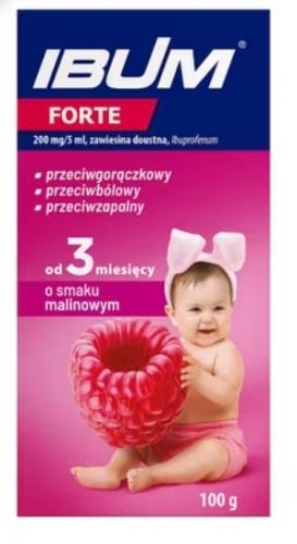 Zdjęcie Ibum Forte zaw.dous.0,2g/5ml 100g malinowy