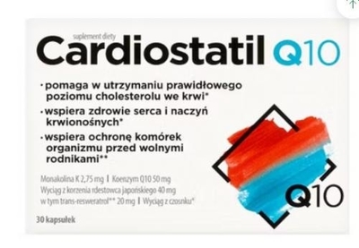 Zdjęcie Cardiostatil Q10 kaps. 30 kaps.